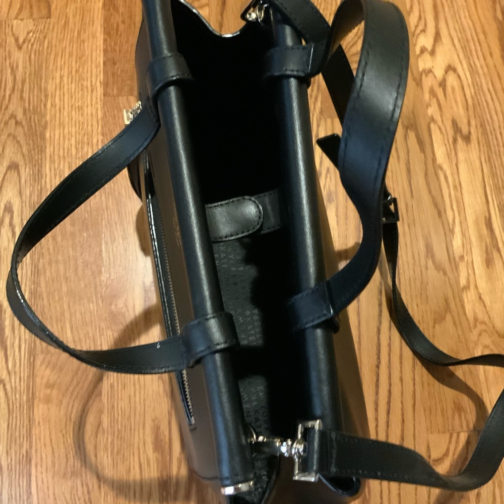 Kate Spade New York Bag Shoulder Strap Black Leather Purse Handbag G20 - Picture 7 of 10